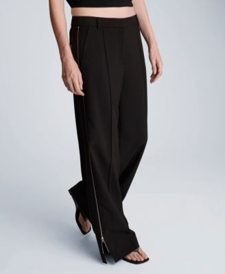 Women's High-Rise Wide-Leg Boyfriend Pants
