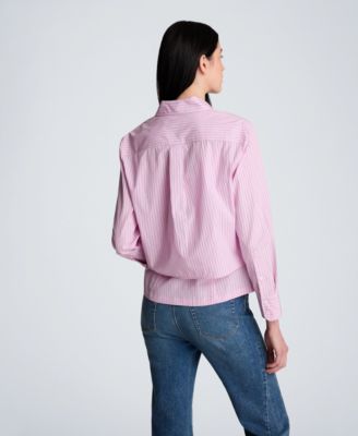 Women's Cropped Long-Sleeve Shirt
