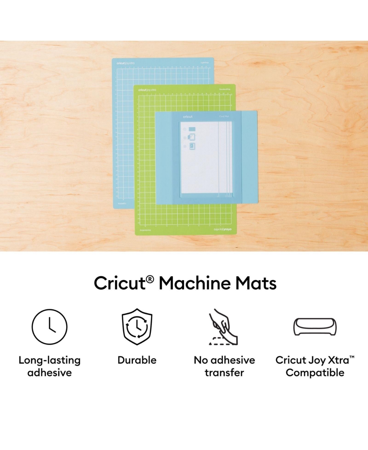 Cricut Joy Xtra Light Grip Machine Mat - 8.5 in x 12 in (4 ct)