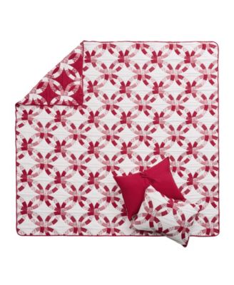 Wedding Ring Reversible 2-Pc. Coverlet Set, Twin/Twin XL