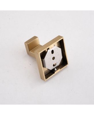 8 - Piece Bathroom Hardware Set, Stainless Steel Bath Towel Holder, Square Wall Mounted Towel Rack, Brushed Gold Towel Bar for Bathroom