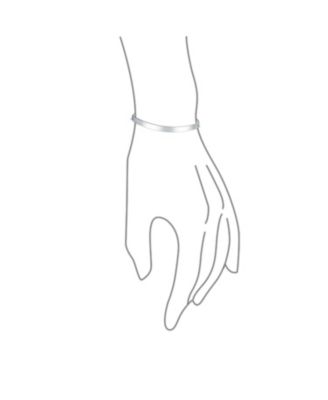 Identification ID Bracelet Bolo Bracelet Sterling Silver Adjustable