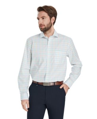 Men's Windowpane Plaid Shirt