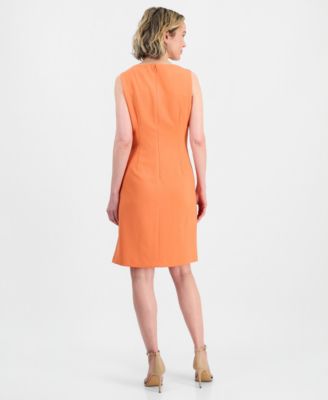 Women's Belted Sheath Dress