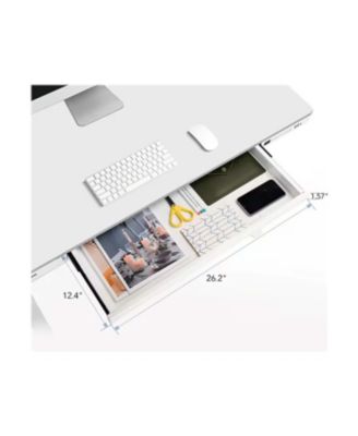 EW8W Height Adjustable Standing Desk, White