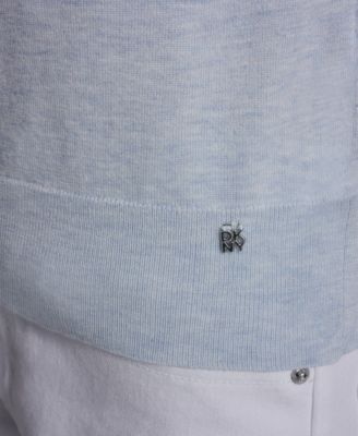 Women's Elbow-Sleeve Crew Neck Sweater