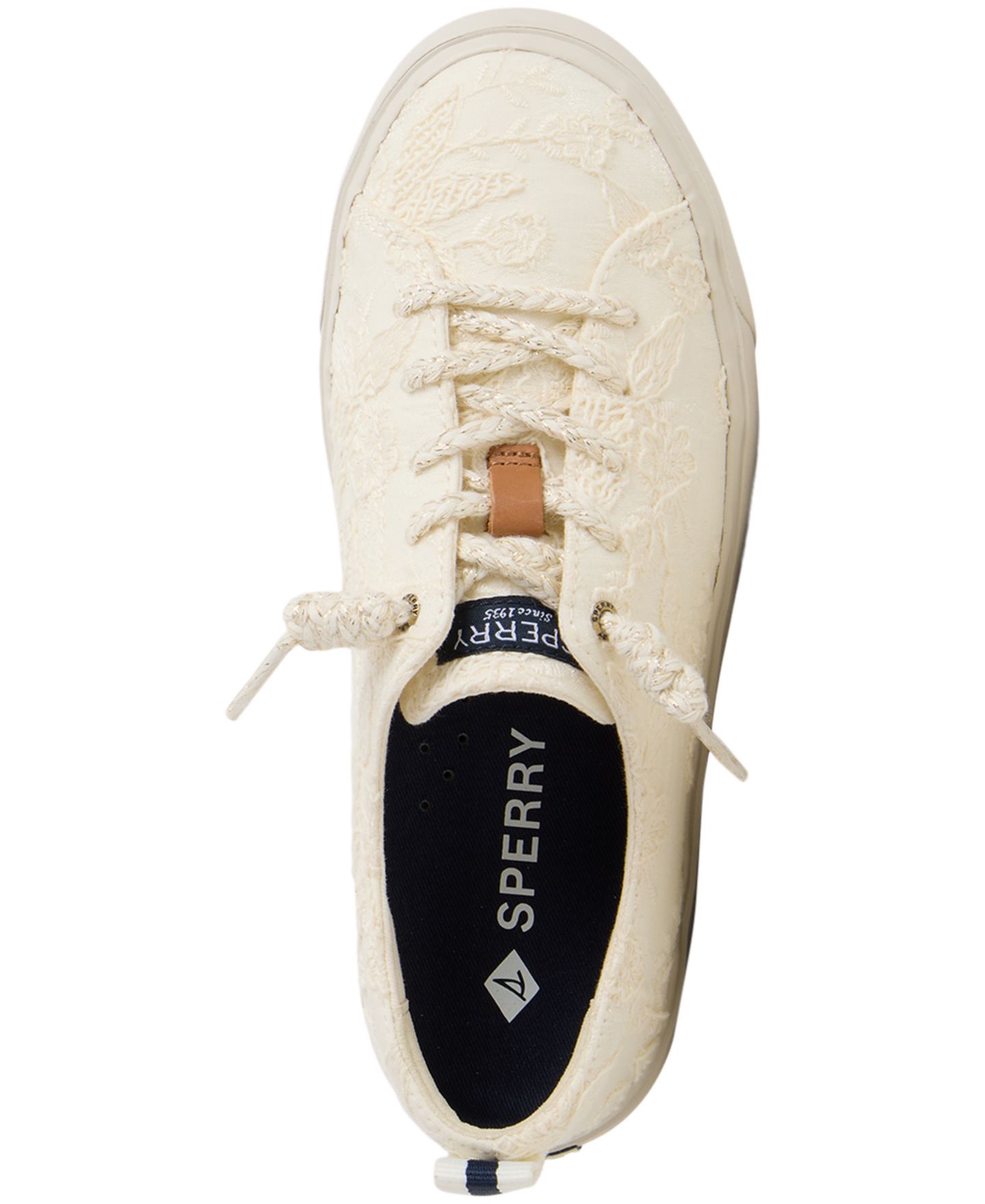 Женские кроссовки Sperry Cove Lace-Up, цвет: Кремовый — фото 4