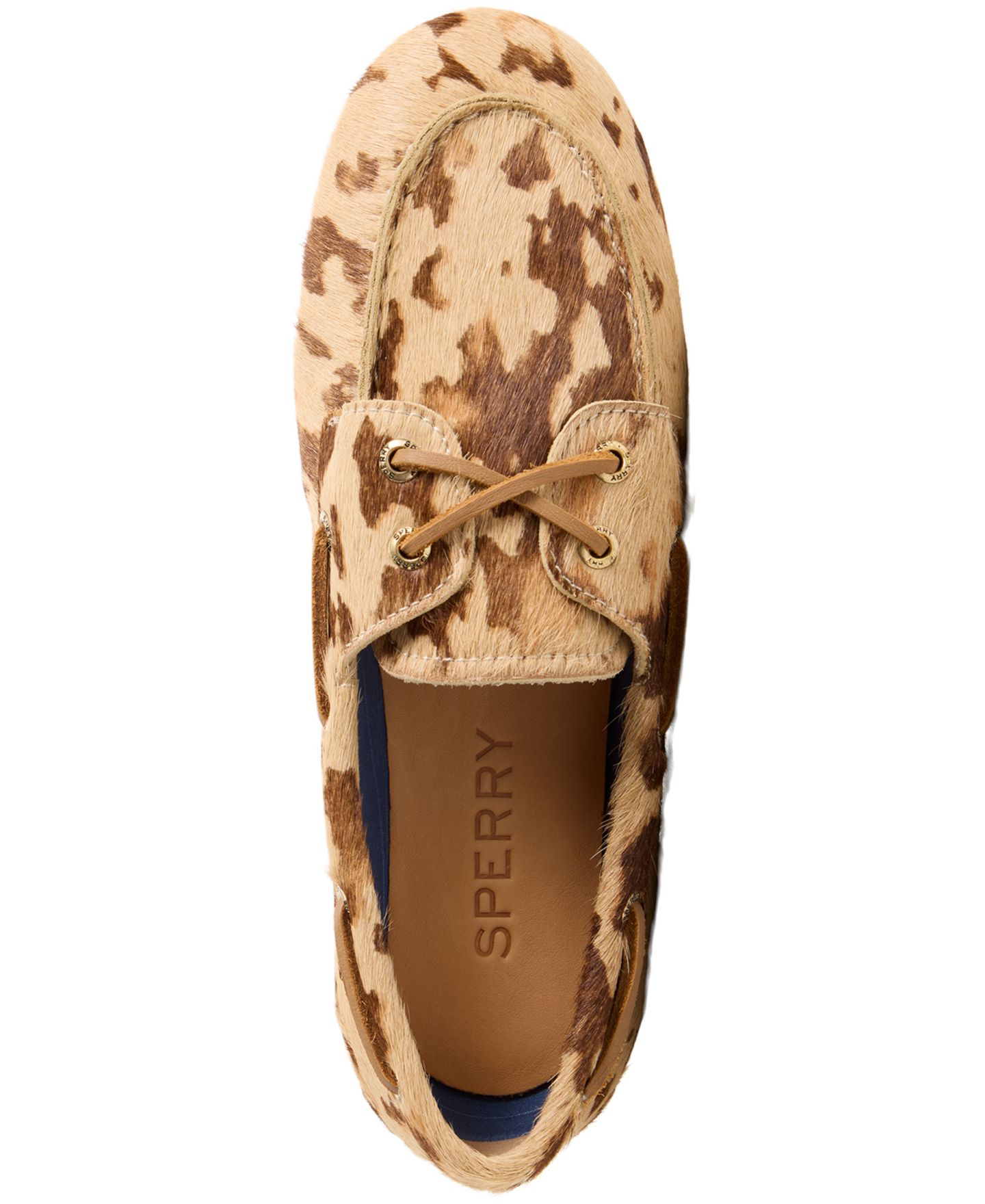 Женские туфли Sperry Slim Lace-Up Boat, цвет: Коричневый разноцветный — фото 4
