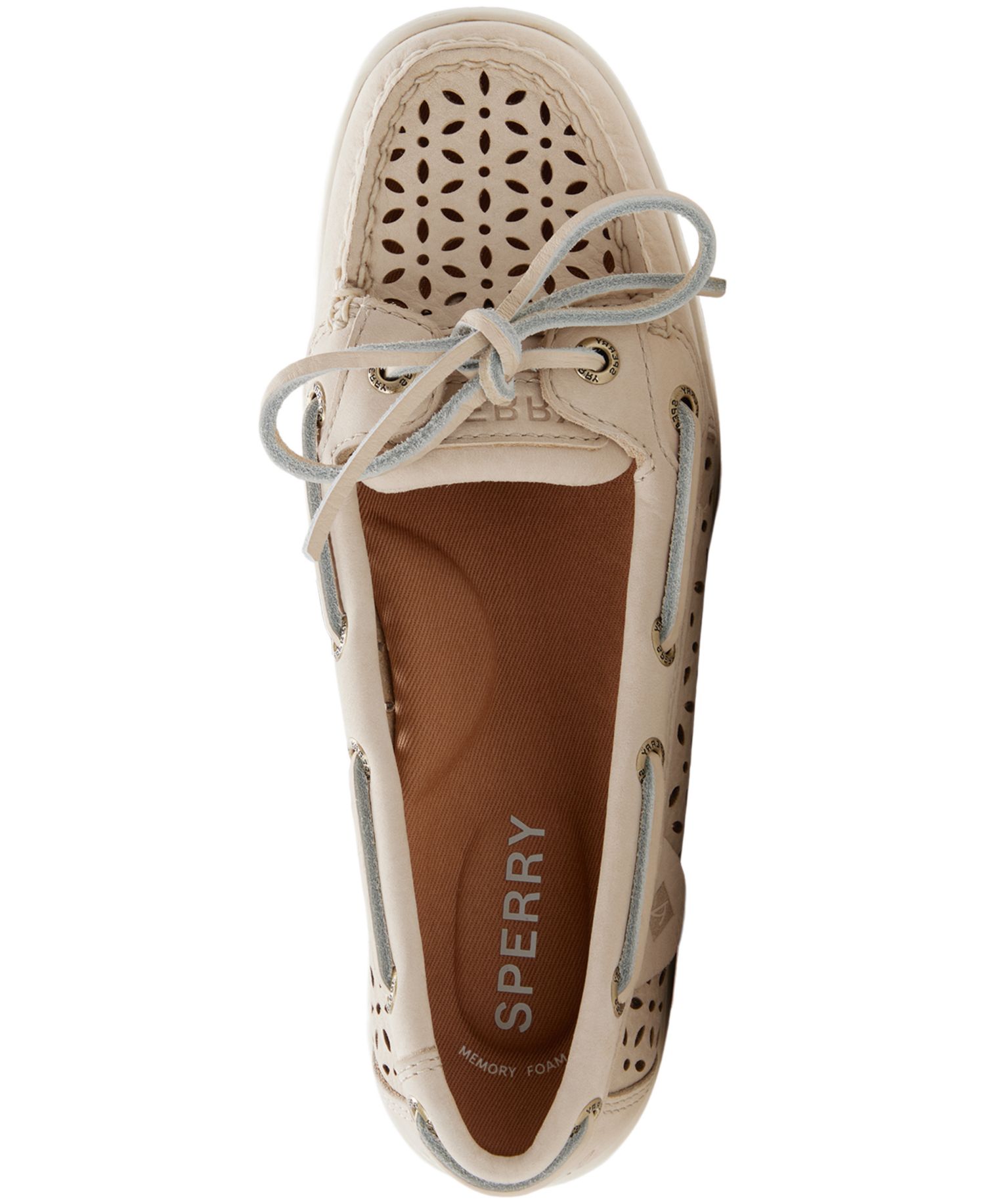 Women's Angelfish Perforated Lace-Up Boat Shoes