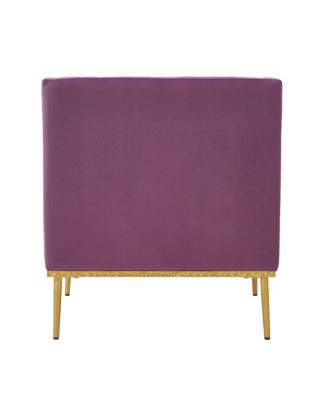  Velvet Accent Armchair