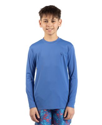 Boys Solid Long Sleeve Rashguard