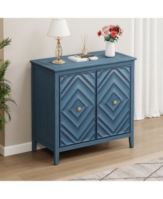 Durable MDF Cabinet with Diamond-Embossed Doors
