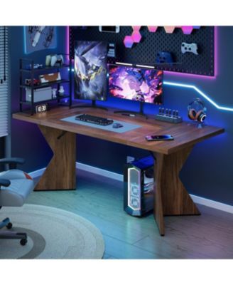 Dining Room Table 6 71 Inch Rectangular Kitchen Table Dining Room Furniture with Sturdy Frame Thickened Long Tabledesk and Dinner Desk