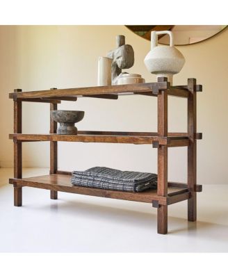 Arko bookcase in solid mango wood