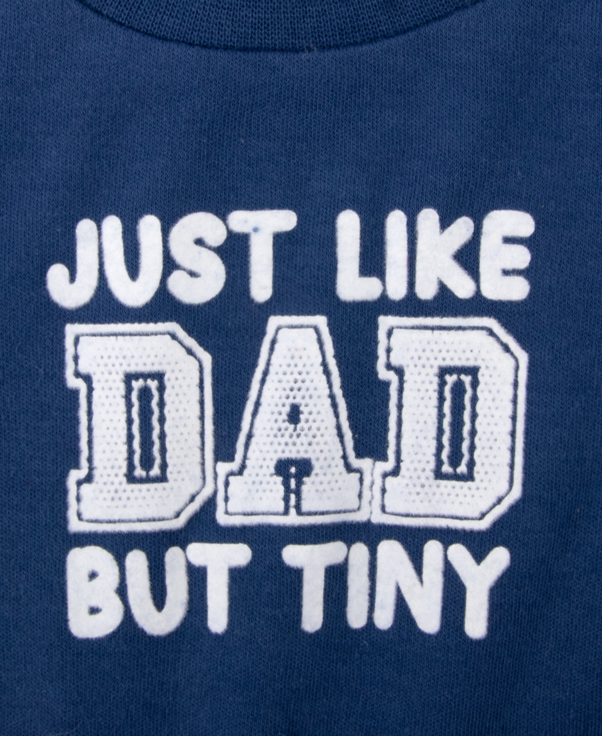 Baby Essentials Boys' Just Like Dad But Tiny Lettering Bodysuit, Pants, Socks and Hat, 4-Piece Set