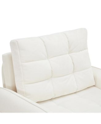 3-in-1 Sleeper Chair Bed, 80" Extra Long Pull Out Sofa with USB Charging & Storage