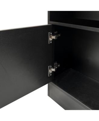 10 Cube 3 Door Wood Modern Storage Organizer Bookshelf