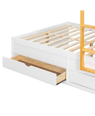 Bunk Bed with Drawers & Wardrobe.