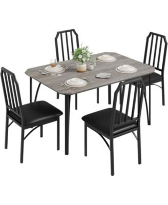 Dining Room Table Set for 4 Kitchen Table and Chairs Table and Chairs Dining Table with Chairs for Kitchen Dining Room Apartment Breakfast Nook