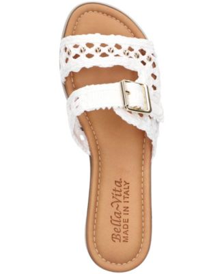 Women's Bar-Italy Slip-On Wedge Sandals