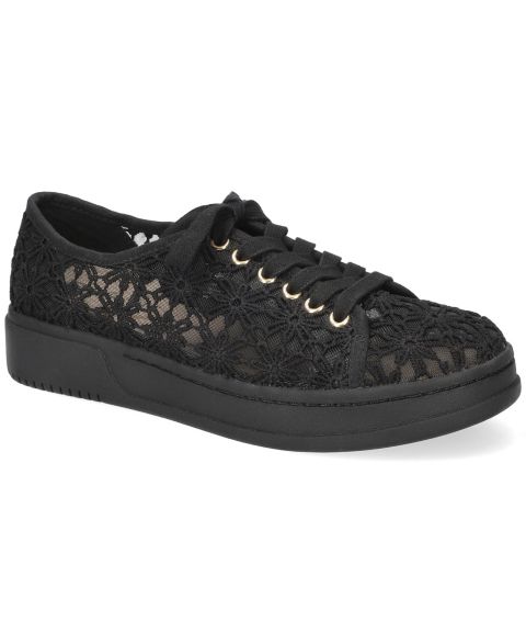 Женские кроссовки Bella Vita Abagale Lace-Up, цвет: Чёрный сетчатый