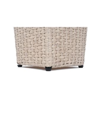 Outdoor PE Wicker Flower Pots, 2-Pcs Set