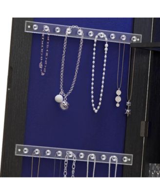 Streamdale 360° Swivel Jewelry Cabinet with Full Length Mirror,