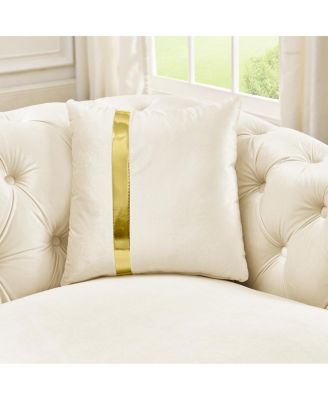 2-Piece Velvet Chesterfield Couch Set, 84.6" Sofa & 62.6" Loveseat