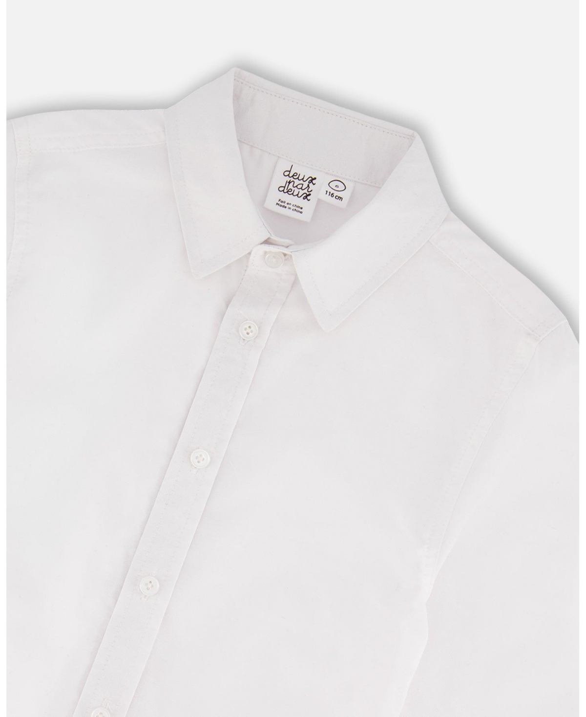 Deux par Deux Toddler Boys Button Down Long Sleeve Shirt