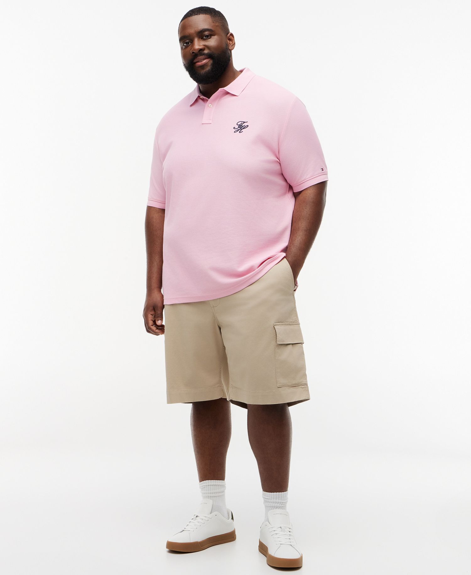 Men's Regular-Fit Script Polo Shirt
