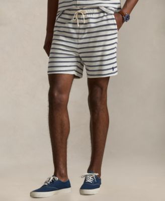 Men's Striped Slim-Fit Shorts