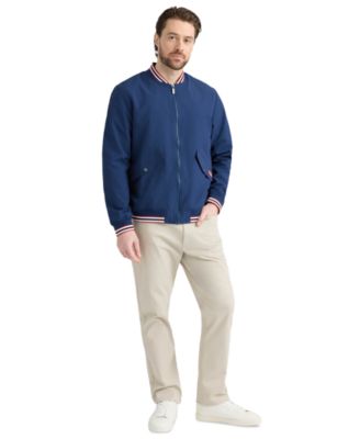 Men's Gaston Striped Rib Bomber Jacket