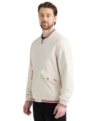 Men's Gaston Striped Rib Bomber Jacket