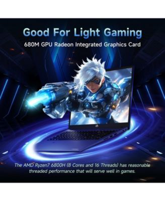 17.3" IPS FHD-Gaming-Laptop, 8 Cores AMD Ryzen 7 6800H 16GB DDR5 RAM 2TB SSD 4.7GHz Fingerprint 100W