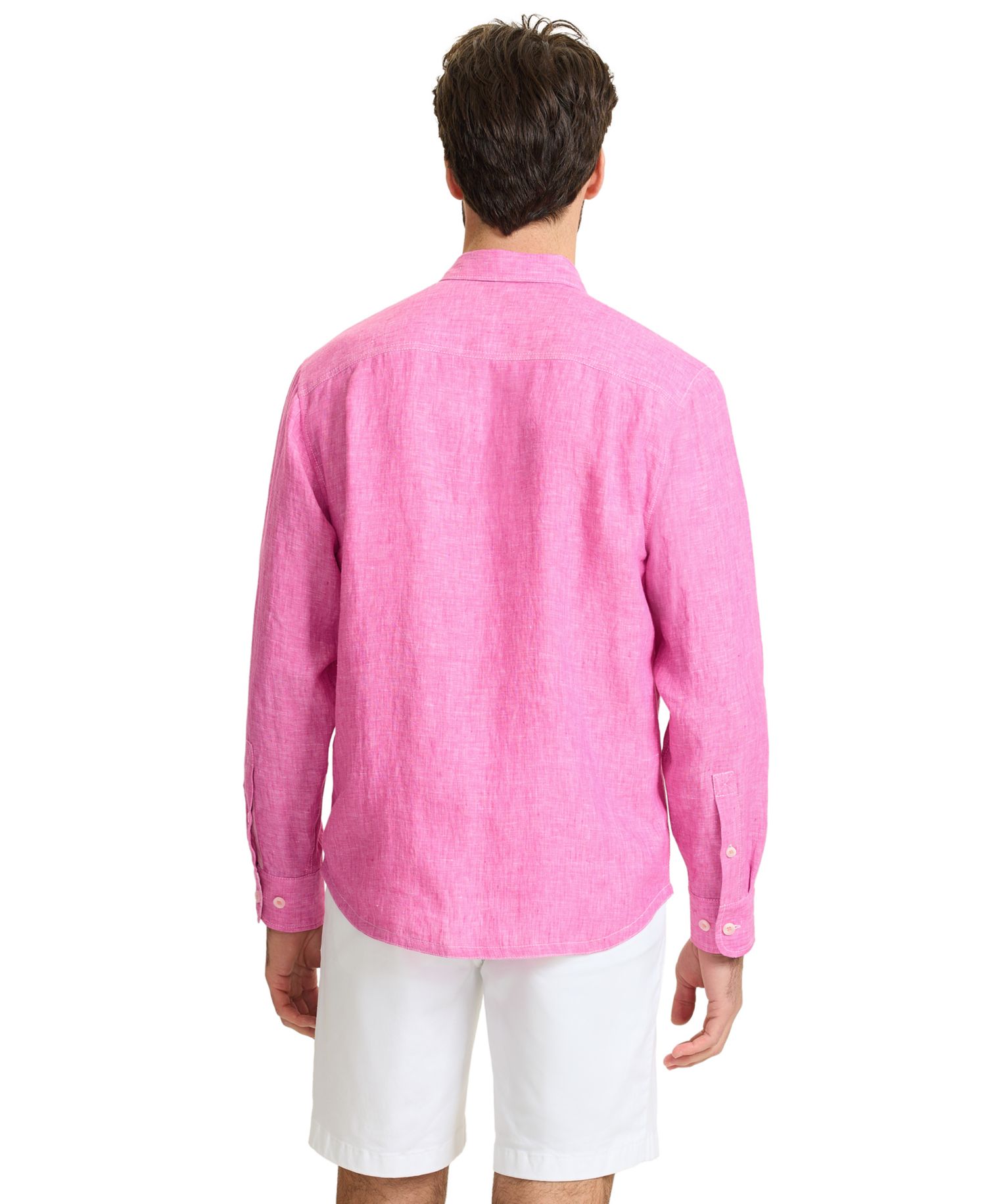 Men's 100% Linen Paradise Breezer Long-Sleeve Shirt