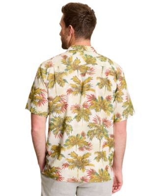 Men's Coastal Ease Palm Voyage Short-Sleeve Shirt