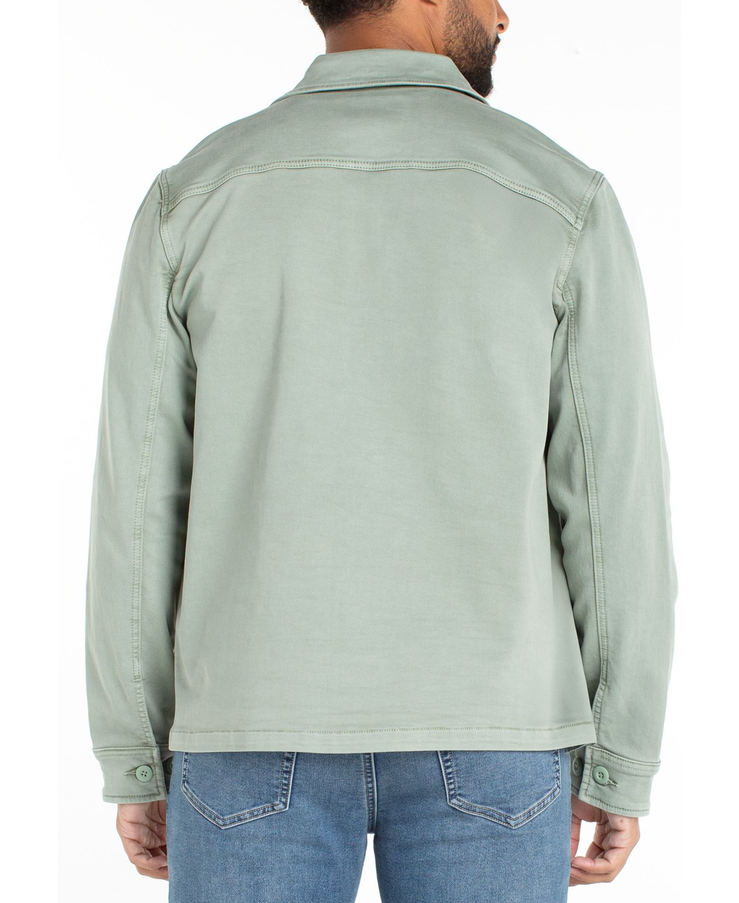 Men's Collared Shirt Jacket