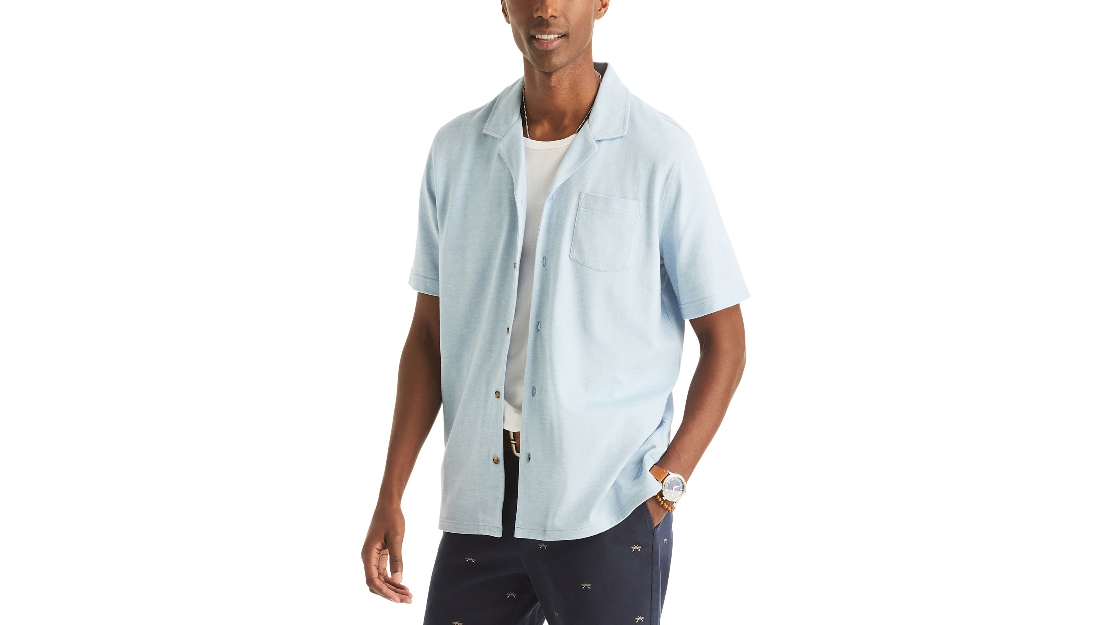 Nautica Men's Short-Sleeve Pique Polo Shirt