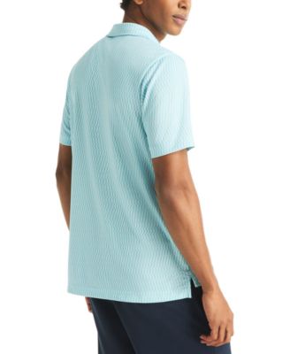 Men's Short-Sleeve Geo Print Golf Polo Shirt