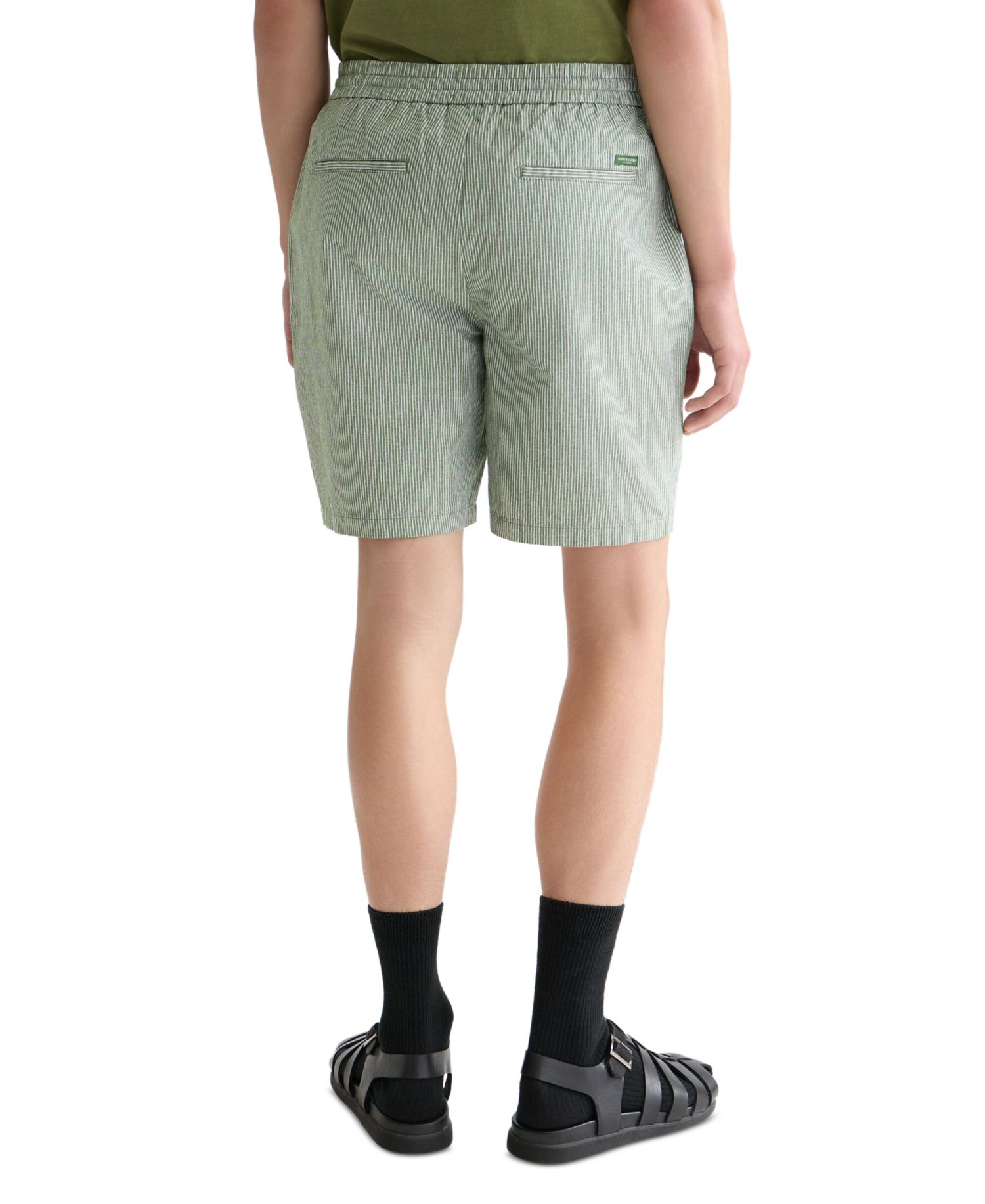 Men's Linen-Blend Bermuda Shorts