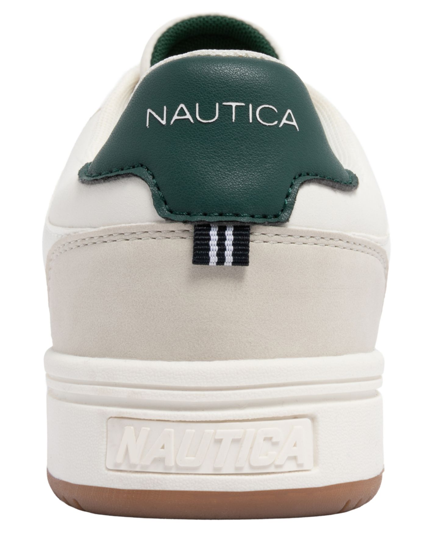 Мужские повседневные кроссовки Nautica Jaxon с закрытым носком, цвет: Белый / Тёмно-зелёный — фото 3