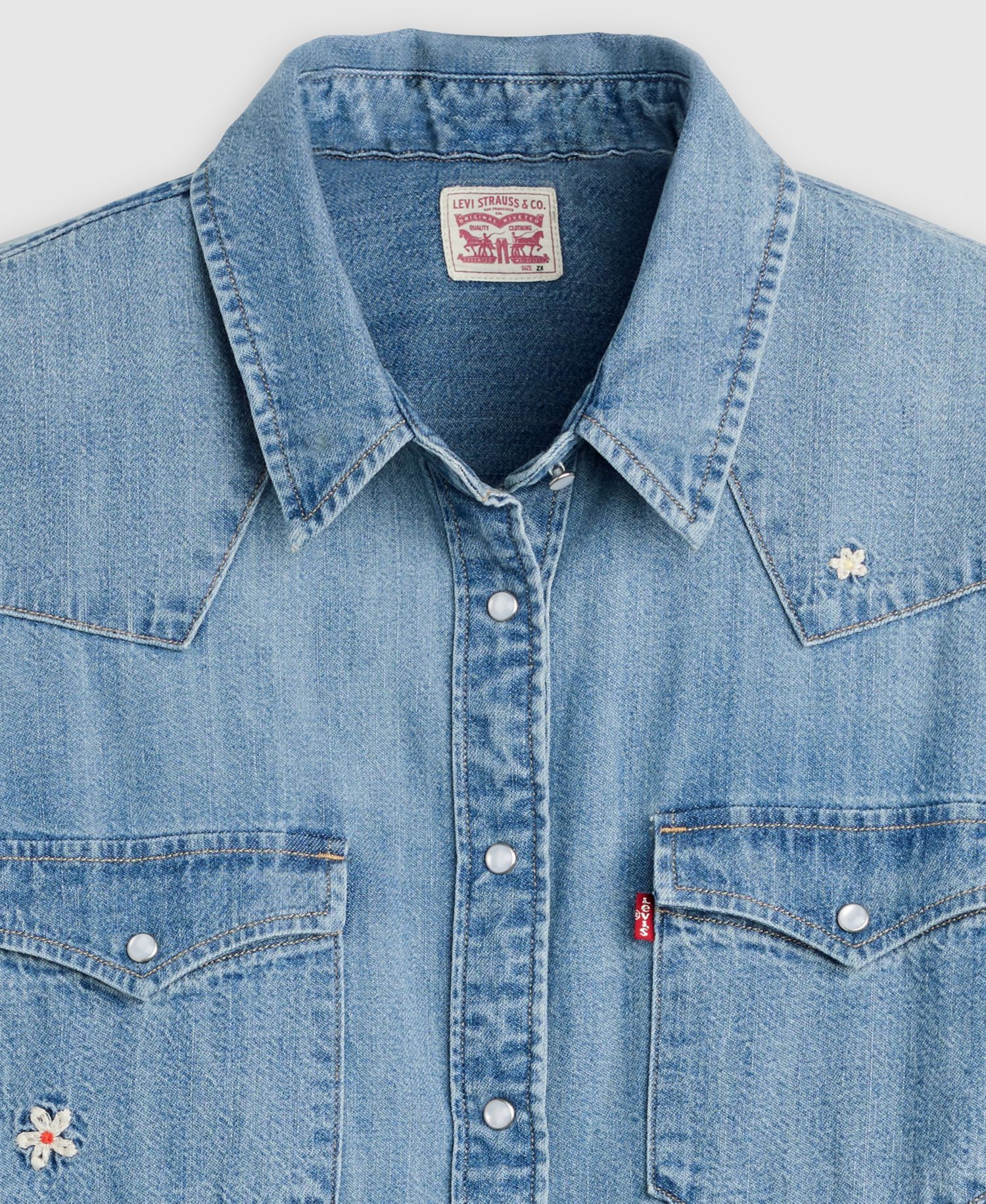 Trendy Plus Size Essential Western Cotton Shirt