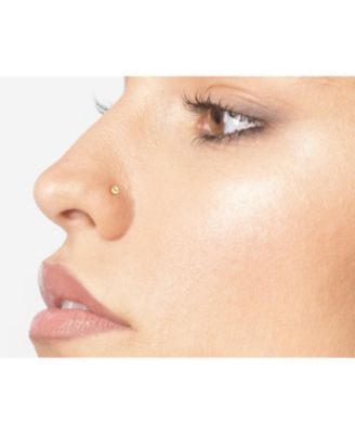 Solid 14k Polished 1.5mm Ball Nose Stud Piercing Body Piercing Stud