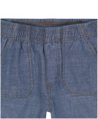 Boys' Toddler 2T-5T Short-Sleeve T-Shirt and Denim Shorts, 2-Piece Set