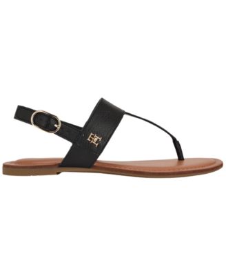 Women's Lenian T-Strap Flat Slingback Sandal