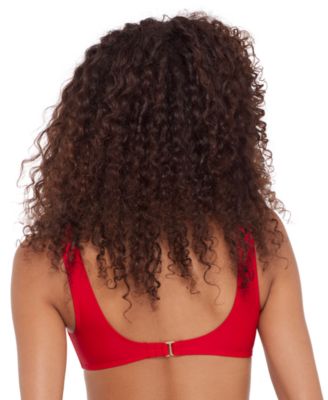 Women's V-Neck Ring Bralette Top