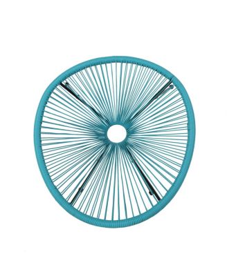 Streamdale Outdoor Faux Rattan Woven Steel Frame Chair