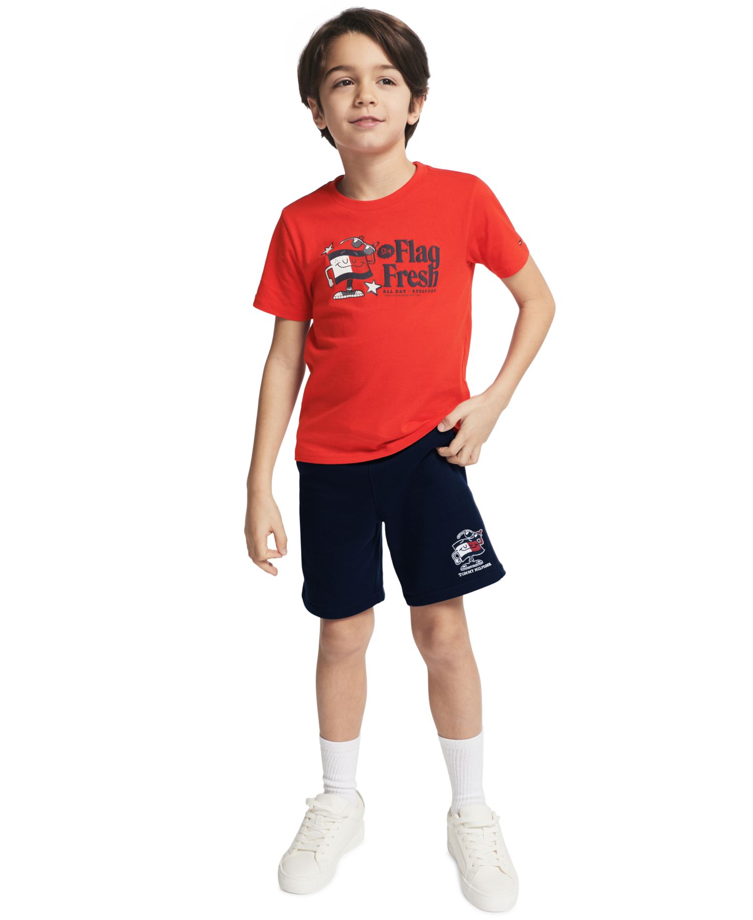 Boys' 2T-7 Elastic Drawcord Shorts