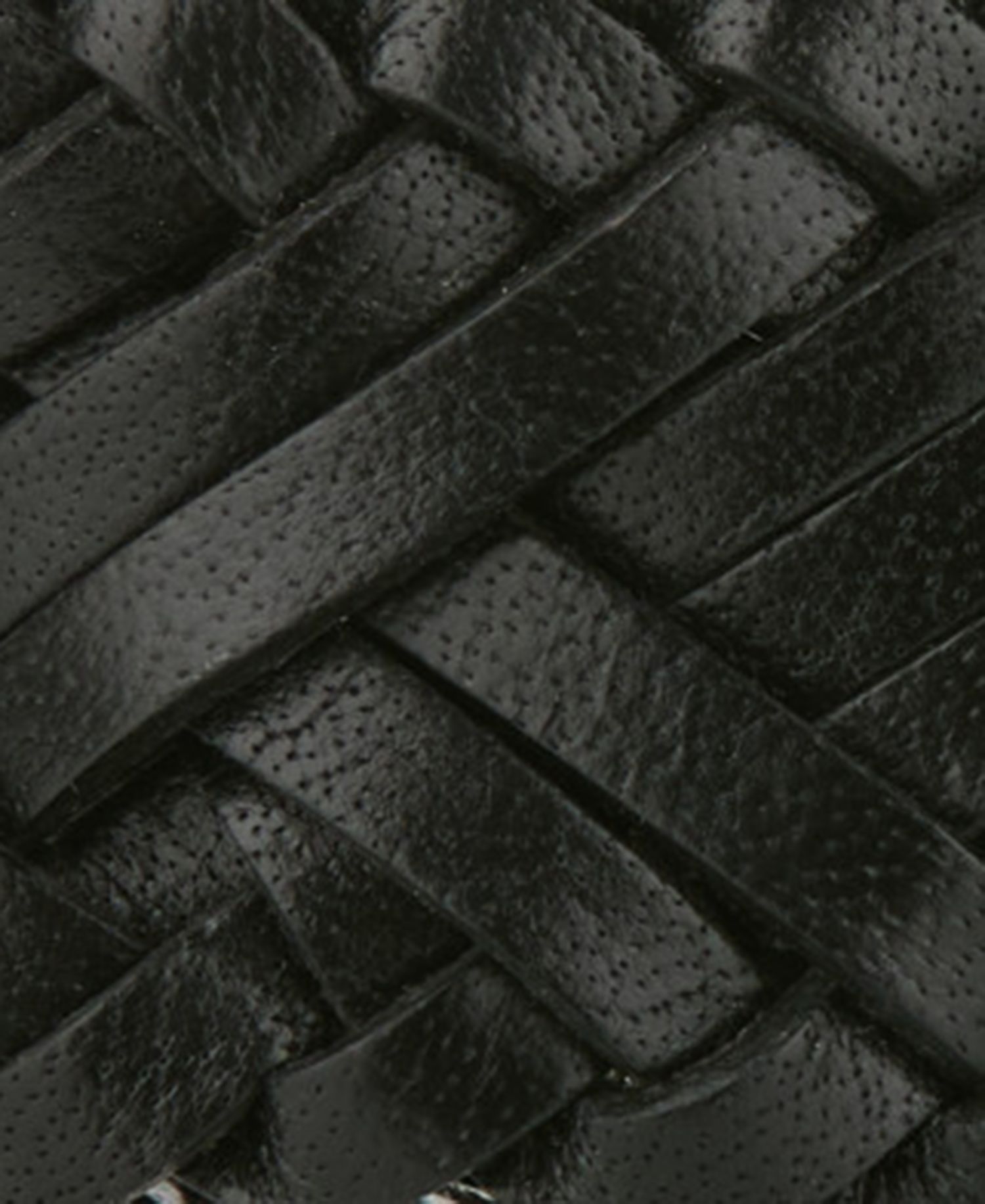 Men's Herringbone Braid Leather Belt