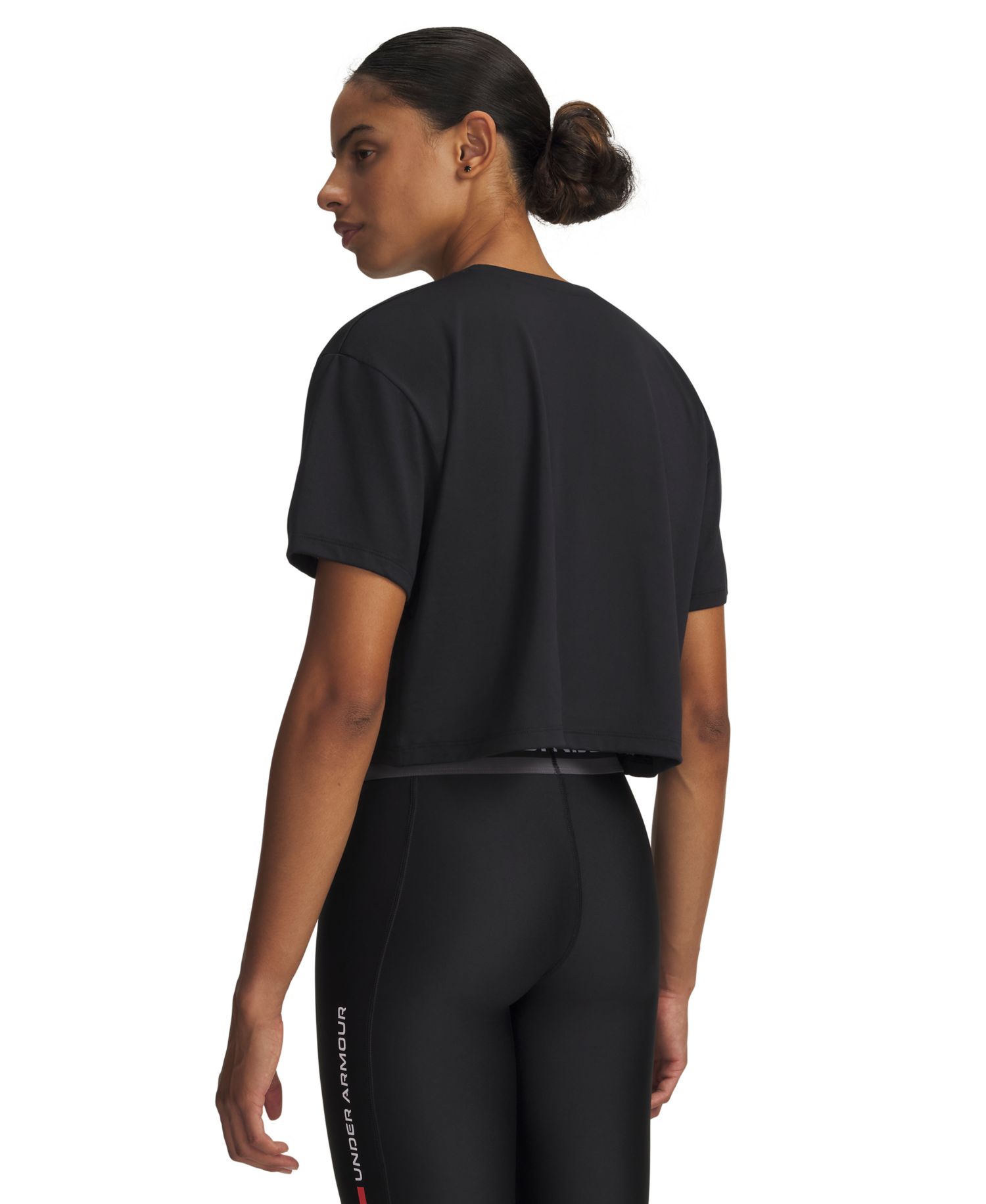 Women's Branded Crewneck Crop Top